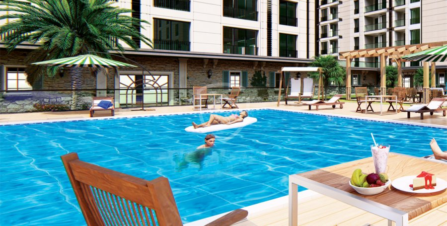 Apartments for sale in Istanbul Beylikduzu next to major means of transportation